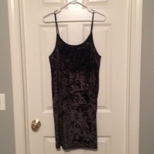 Crushed velvet slip nightie